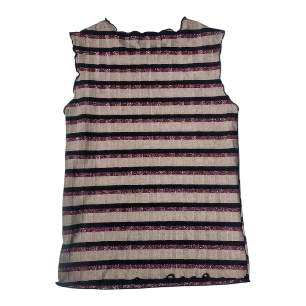 NWT Poof Striped Muscle Tank Size Large - Picture 10 of 13